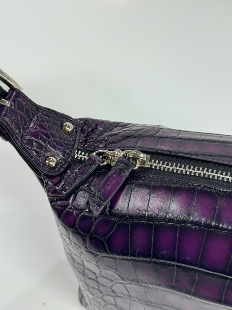 Túi Xách Nữ Da Cá Sấu Patina Handcrafted – Code 0082
